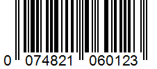 Barcode 0074821060123