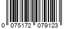 Barcode 0075172079123