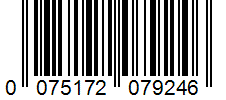 Barcode 0075172079246