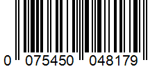 Barcode 0075450048179