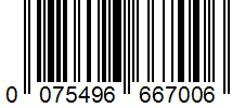 Barcode 0075496667006