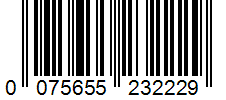 Barcode 0075655232229