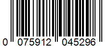 Barcode 0075912045296