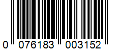 Barcode 0076183003152
