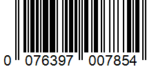 Barcode 0076397007854