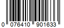 Barcode 0076410901633
