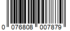 Barcode 0076808007879