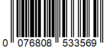 Barcode 0076808533569