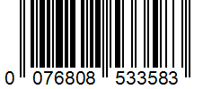 Barcode 0076808533583