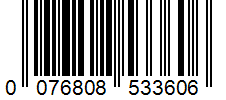 Barcode 0076808533606