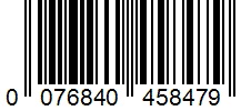 Barcode 0076840458479