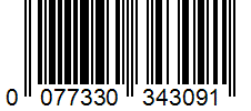 Barcode 0077330343091