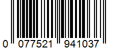 Barcode 0077521941037