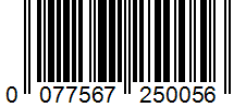 Barcode 0077567250056