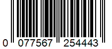 Barcode 0077567254443