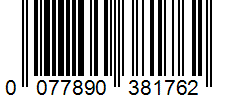 Barcode 0077890381762
