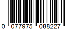 Barcode 0077975088227