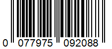Barcode 0077975092088
