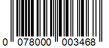 Barcode 0078000003468