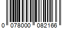 Barcode 0078000082166