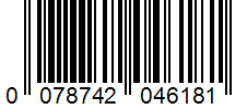Barcode 0078742046181