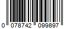 Barcode 0078742099897