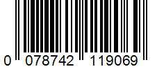 Barcode 0078742119069