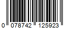 Barcode 0078742125923