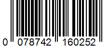 Barcode 0078742160252