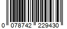 Barcode 0078742229430