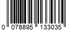 Barcode 0078895133035