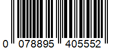 Barcode 0078895405552