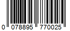 Barcode 0078895770025