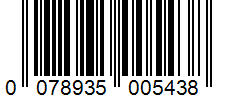 Barcode 0078935005438