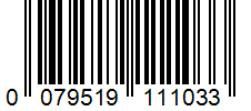 Barcode 0079519111033