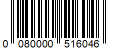 Barcode 0080000516046