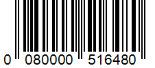 Barcode 0080000516480