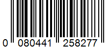 Barcode 0080441258277