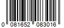 Barcode 0081652083016