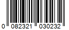 Barcode 0082321030232
