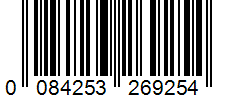 Barcode 0084253269254