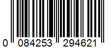 Barcode 0084253294621
