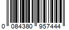Barcode 0084380957444