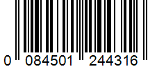 Barcode 0084501244316