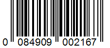 Barcode 0084909002167