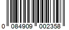 Barcode 0084909002358