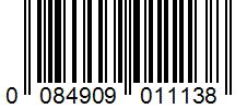 Barcode 0084909011138