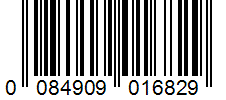 Barcode 0084909016829