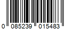 Barcode 0085239015483