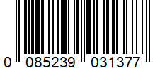 Barcode 0085239031377